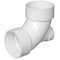 Charlotte Pipe And Foundry Charlotte Pipe Schedule 40 3 in. Hub X 3 in. D Hub PVC Elbow 1 pk PVC003030800 - alternate 1